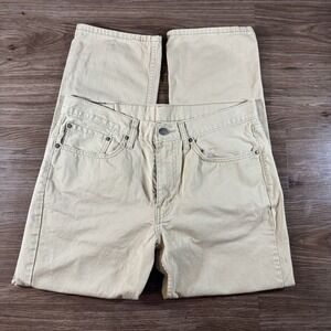 Levis 514 Pants Mens 34x30 Straight Fit Jeans Tan Khaki Classic Twill Casual